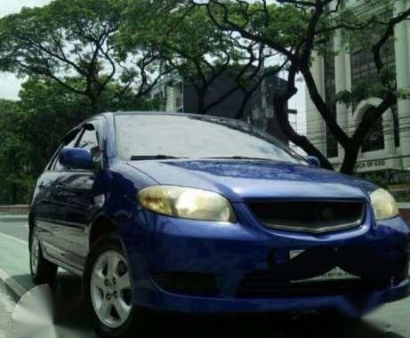 Toyota Vios E 2003 Blue MT For Sale