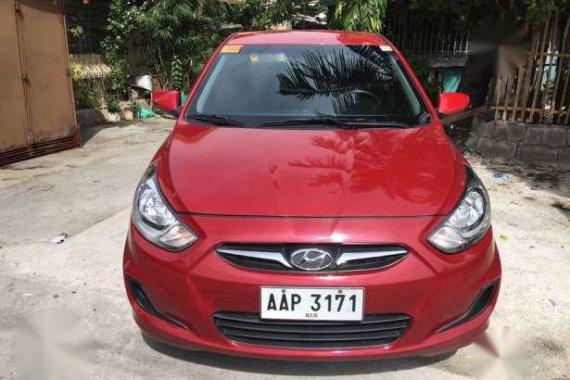 Hyundai Accent 2014 AT Red For Sale
