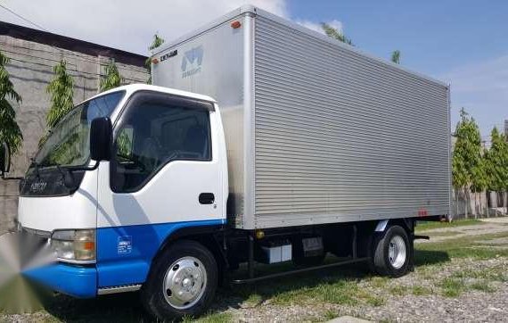 Isuzu NKR Aluminum Closed Van 14ft canter dropside forward cargo elf