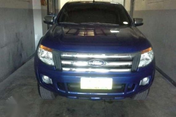 Ford Ranger XLT 2013 Blue AT For Sale