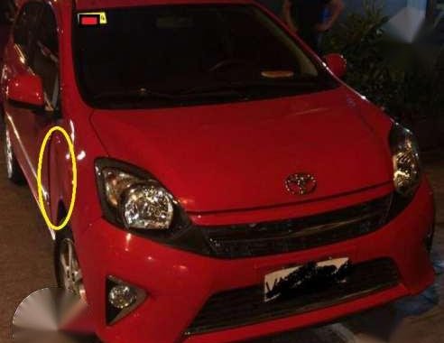 2016 Toyota Wigo 1.0 AT Red For Sale