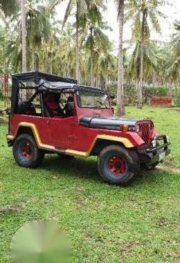 Wrangler Type Jeep Red MT 1999 Red 