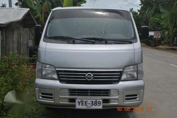 2006 Nissan Urvan Estate VX 3.0 Silver 