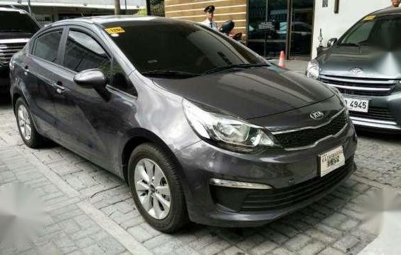 Kia Rio Ex 2016 Gray MT For Sale