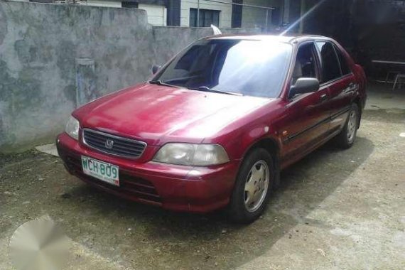 Honda City EXi 1998 MT Red For Sale