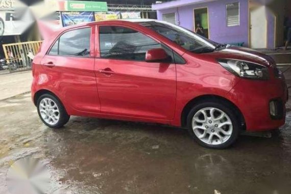 Kia Picanto 2015 1.2 AT Red For Sale