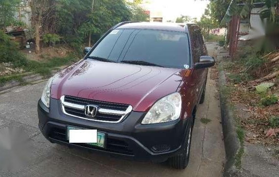 Honda CRV 2003 AT Red For Sale