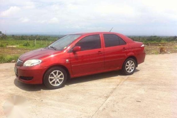 Toyota Vios 1.3 E 2007 Red MT For Sale