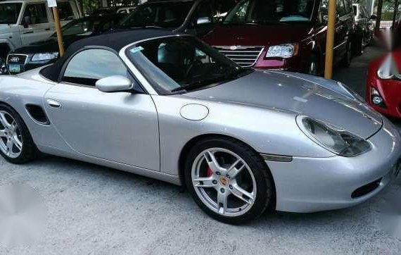 Porsche boxster (manila plate) 2002