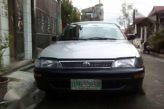 Toyota Corolla Xl 1.3 Silver MT For Sale