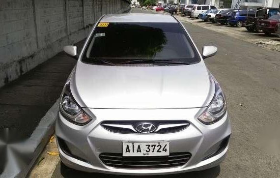 Hyundai Accent 2015 model silver