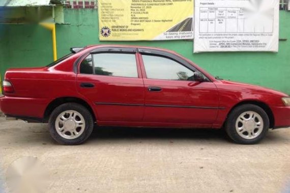 Toyota Corolla XE 1996 Red MT For Sale