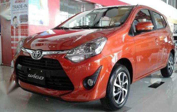 Toyota Wigo G 1.0 A/T 2017 Orange New 