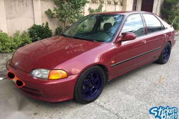 Honda Civic ESI 1995 MT Red For Sale