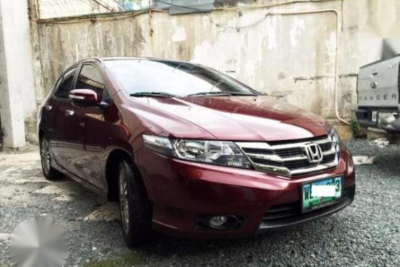 Honda City 1.5E AT 2013 Red For Sale