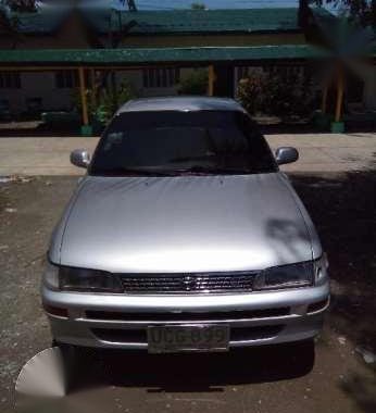 Toyota Corolla XE 1995 Silver Gas For Sale