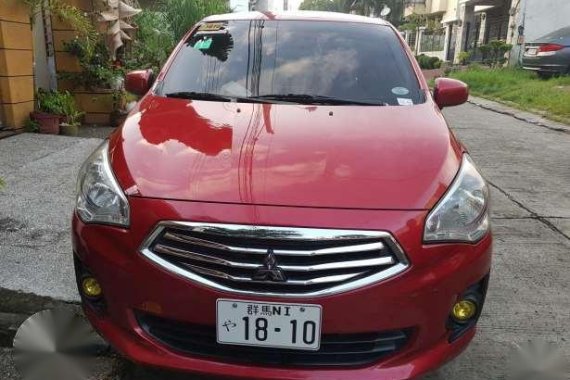 2015 Mitsubishi Mirage G4 Glx MT Red 