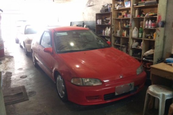 Honda Civic 1993 Gasoline Manual Red