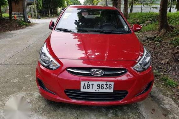 2015 Hyundai Accent Crdi MT Red For Sale