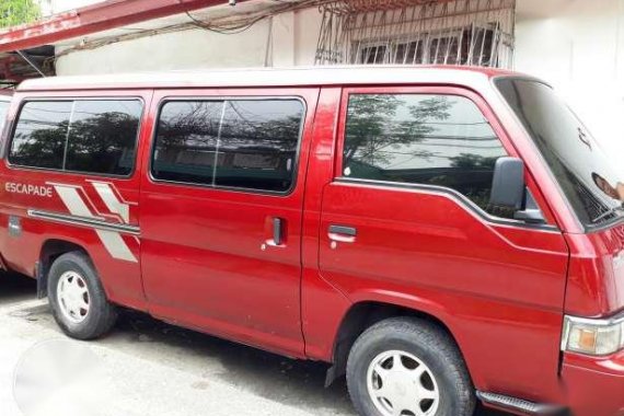 Nissan Urvan Escapade 2008 Red MT 