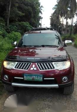 Mitsubishi Montero Sport Gls 2010 Red AT 