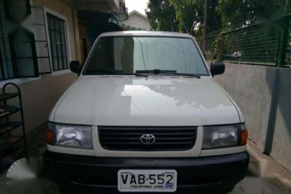 RUSH! Toyota revo gl 1.8 gas manual 2000 model