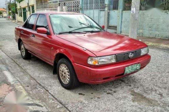 Nissan Sentra Super Saloon 1991 Red MT