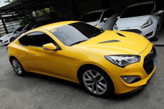 2013 Hyundai Genesis Coupe 2.0 Yellow MT 