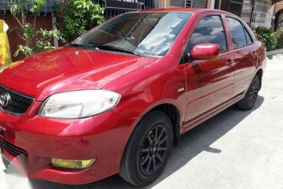 Toyota Vios 2004 Red MT For Sale