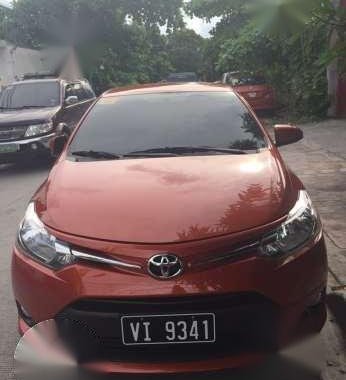 2016 Toyota Vios E matic dual vvti orange