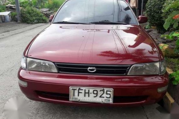 Toyota Corolla Gli 1994 MT Red For Sale