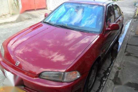 Honda Civic Esi 1994 AT Red For Sale
