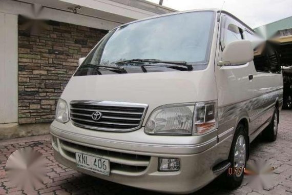 2004 Toyota Hiace Super Grandia 3.0 MT 