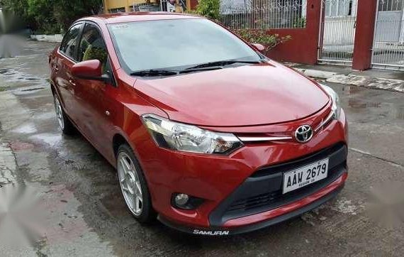 2014 Toyota Vios 1.3 E MT Red For Sale