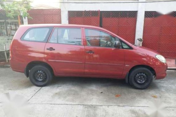 Toyota Innova J 2005 MT Red For sale