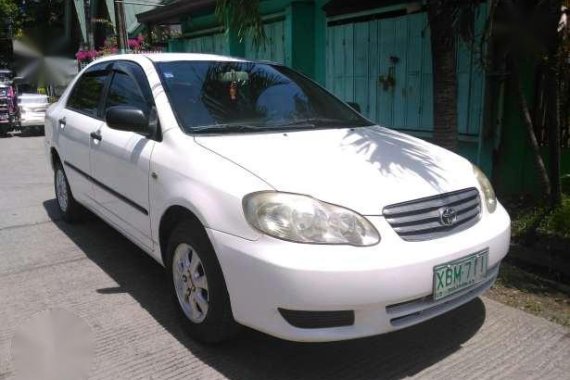 2001 Toyota Corolla Altis J 1.6 Vvti AT White