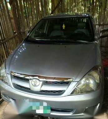 Toyota Innova E MT 2007 Silver For Sale