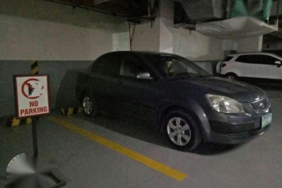 Fresh Kia Rio 2008 Blue MT For Sale