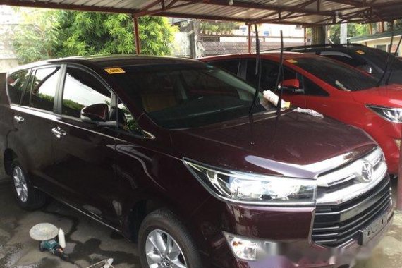 Toyota Innova 2017 brown van for sale 