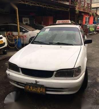 Toyota Corolla 2002 White Taxi AT For Sale