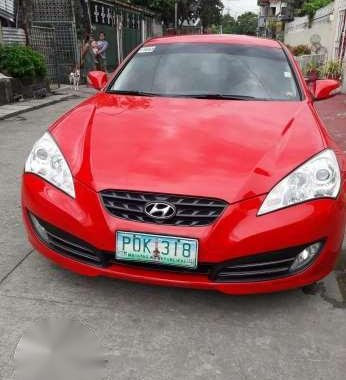 Hyundai Genesis 2010 Red MT Sport For Sale