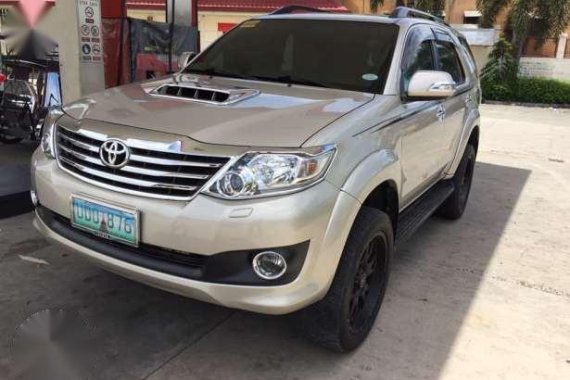 2013 Toyota fortuner g manual d4d