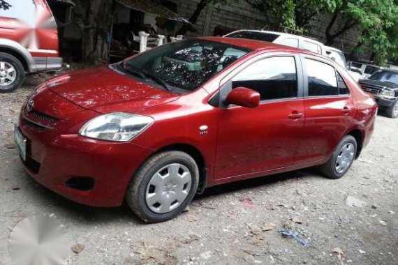 Toyota Vios 2008 1.3J MT Red For Sale
