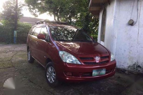 2007 Toyota Innova J MT Red For Sale