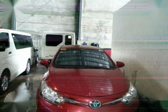 2014 Toyota Vios E 1.3 AT Red For Sale
