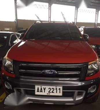 2014 Ford Ranger Wildtrack 4x2 Orange AT 