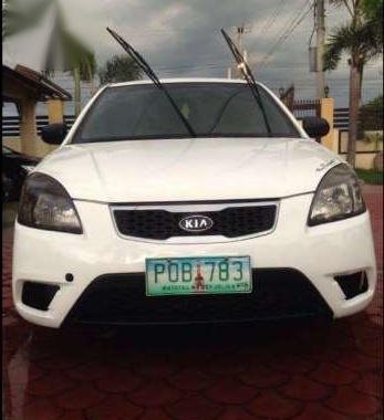 230K KIA Rio LX 2011 White MT For Sale