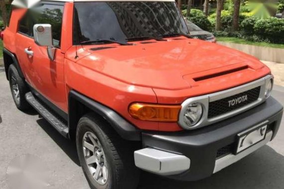 Toyota Fj Cruiser 4.0L AT 2014 Orange 