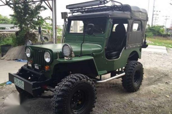 Jeep Willys 4x4 Customized Green Manual 