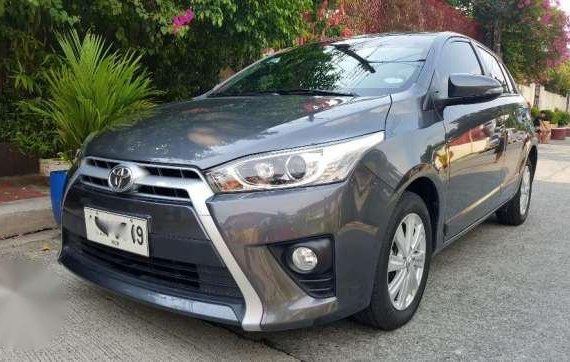 2015 Toyota Yaris 1.5 G AT Gray For Sale